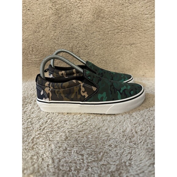 Skechers Street Fame-Hide-N-Camo Shoes Sneakers Slip On 405710L  Boys Size 4.5 - Picture 1 of 10